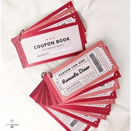 Love Coupon Book - Free Box! - Love Coupon Valentine's Gift Girlfriend Gift Coupon