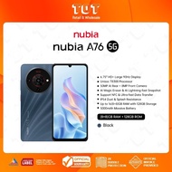 Nubia A76 5G (8+8GB+128GB) 6.75" HD+ display I 5000mah Battery I 50MP AI Camera