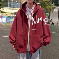 【M-8XL】Men's Loose Oversized Hoodie Fashion Jacket