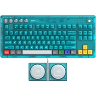 8BitDo Retro 87 Mechanical Keyboard, Hot Swappable Wireless Gaming Keyboard with RGB Backlight, Blue