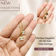 Original 10k US gold Tic-tac earrings High quality fashionable design Jewelry Suitable for everyday wear