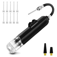 Basketball Ball Pump Air Pumpfor Sports Balls with 10Pcs Needles & 2Pcs Nozzlesfor Soccer Volleyball