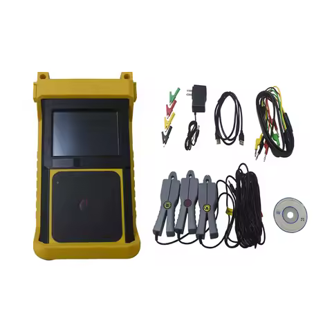 Digital Electricity Inspection Tester Triple Clamp Three Phase Electric Motor Voltammetry Volt-Amper