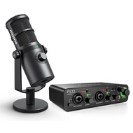 Maono PS22 Audio Mixer Professional Audio Interface Microphone Set for PC,Smart Phone,Recording,Live