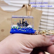 Floating Merry Bottle Cruise Ship Titanic Cruise Ship Fluid Liquid Boat Hourglass Ornament Birthday