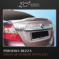 Perodua Bezza Drive 68 Spoiler With LED