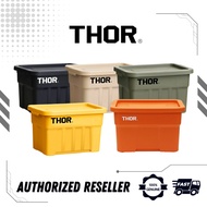THOR 22L Tote Box with Lid ,Medium Capacity Stackable Storage Container