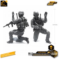 Yufan Model 1/35 Resin Figure Model Kits American Commando Reconnaissance Force Resin Soldier Model Unmounted Nai-11