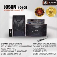 Joson JS-1010 10 Inches Micro Component System (Amplifier + Speakers)Karaoke set