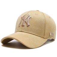 Topi Baseball Distro Cap NY MLB Rappel Denim Jeans 2024 Hat Pria Dan Wanita Dewasa Kekinian (COD)