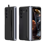 Samsung Galaxy Z Fold 7 Case with S Pen Holder & StylusHard PC Shockproof Protective Cover for Galax