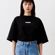 AIMER Women's Fashion T-Shirt Korean Style Short Sleeves Can Be Worn Both Comfortable To Wear Best-S