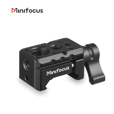NATO Clamp Quick Release NATO Rail Clamp w 1/4 3/8 Threaded Hole for ARRI Locating Pin Video Light M