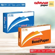 Advance Bond Paper Sub 16 | Sub 20 | Alle Karle Bond Paper A4 Paper