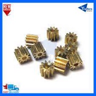 [TwoTraders] 1 Pcs MN WPL Pinion Brass 0.5M 10/11/12/13/14 Teeth  gear rack spur gear precision copp