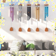HLAR Metal Tubes Windchime, 6 Rods Aluminum Aluminum Wind Chimes,  Large Zen Atmosphere Pendant Wind