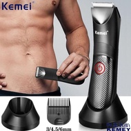 Body Hair Trimmer Kemei Km-1838 Alat Cukur Rambut Rechargeable