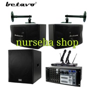 Paket Sound System Karaoke Full set BETAVO ORIGINAL GARANSI RESMI 1 TAHUN