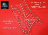 Stainless Step Grill for Wave Alpha Gilas 125