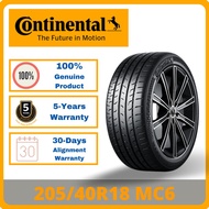 205/40R18 Continental MC6 *Year 2020/2021