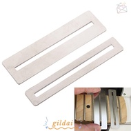 GILDAI 2Pcs Fretboard Protector, Metal Silver Fingerboard Protector, Durable Luthier Tools Guitar To