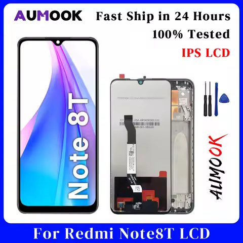 Note8T IPS LCD for Redmi Note 8T LCD Display Touch Screen Digiziter Assembly pantalla For Redmi Note