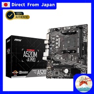 MSI A520M-A PRO V1 Gaming Motherboard (AMD Ryzen 5000, AM4, DDR4, PCIe 3.0, SATA 6Gb/s, M.2, USB 3.2