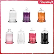 [Flowerhxy1] Cloche Candle Holder with Top Handle for Nuts Display