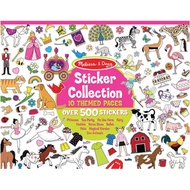 Melissa & Doug 4247 Sticker Collection Book: Princesses, Tea Party, Animals,