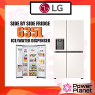 LG 635L Inverter GC-L257KQKW Water & Ice Dispenser Side by side fridge | 655L GC-B257KQJW | Hisense 