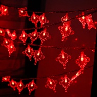 宫薰新年装饰LED中国结彩灯氛围灯闪灯小串灯串装饰节庆春节过年用品
