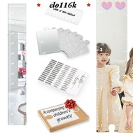 ELOK Growth Chart Mirror for Wall, 3 in 1 Foldable Growth Chart Mirror,  Height Measuring Mirror Gro