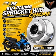 HAB SPROKET MOTOR S1M Sprocket Hub CNC Y15 / LC5S & LC135 4S / LCV8 LIMITED CUSTOM LOOK UFO VC