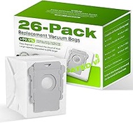 VBN 26 Pack Vacuum Bags for iRobot Roomba i s j 100 400 500 Series All Clean Base, Fit i3+ i4+ i5+ i