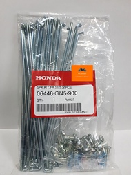 ซี่ลวดล้อหน้า (11×161) ดั้มเบรค HONDA DREAM,DREAM100,DREAM125,WAVE100 (06446-GN5-900) แท้ศูนย์