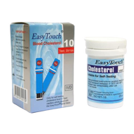 Strip Reffil Kolesterol Kolestrol Easy touch isi 10 pcs /strip kolesterol easy touch/stik kolesterol