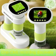 [Warranty for Half Year] 8cm Screen HD High Power Portable Children Digital Microscope Toy Can Photo