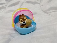 baby chip n dale 搖籃大鼻鋼牙公仔 chip n dale 公仔 7×6 cm