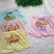 Daily shorts with cartoon motifs