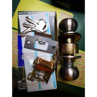 Guangan Brand Made In Taiwan 60mm C9600/C9610 Premium Door Lock, Bathroom Lock Stainless Steel Frost