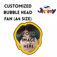 Customized A4 Bubble Head Banner 300gsm Printing Service