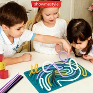 SMS Silicone Sensory Toy Montessori Sensory Activity Puzzle Board Stress Relief ADHD Focus Kids Educ