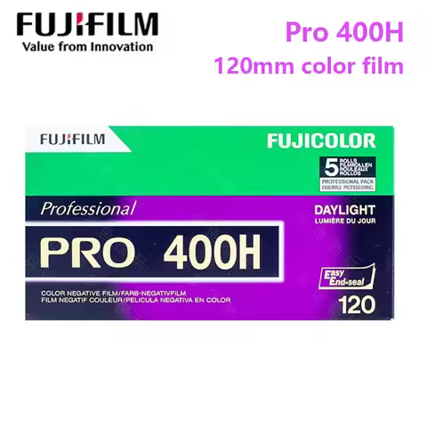 1/2/3/4/5 Rolls Fujifilm Instax Mini 120 Color Film Photo Paper PRO400H 120 Negative For FUJI Instan
