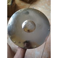 Quality 12-inch white marawis drum cymbal cymbal cymbal