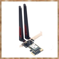 [K U Y G] RTL8852BE WIreless WIFI6 Card with 10DB Antenna AX1800 802.11ax BT5.2 PCI-E Wireless Wlan 
