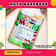 MATH WORKBOOK FOR KIDS | A5 SIZE | ADDITION, SUBTRACTION, MULTIPLICATION AND DIVISION