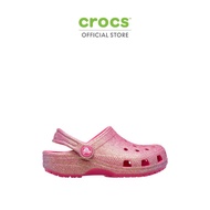 CROCS รองเท้าลำลองเด็ก TODDLER CLASSIC IRIDESCENT GLITTER CLOG รุ่น 210985-6ZQ - DRAGON FRUIT