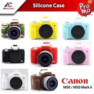 Silicone Case Kamera Canon Eos M50 / M50 Mark Ii Karet Pelindung Body