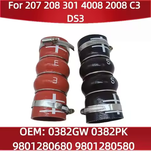 0382GW 0382PK 9801280680 9801280580 DISTRIB CHAMBER SIDE AIR UNION for Peugeot 207 208 301 4008 2008