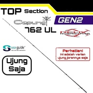 Blank rod Top section tip relix nusantara Capung series 662 702 732 762 832 902